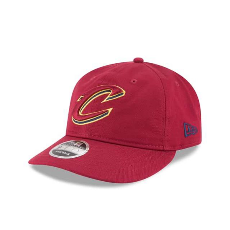 NBA Cleveland Cavaliers Team Choice Retro Crown 9Fifty Snapback (BNO0024) - Red New Era Caps